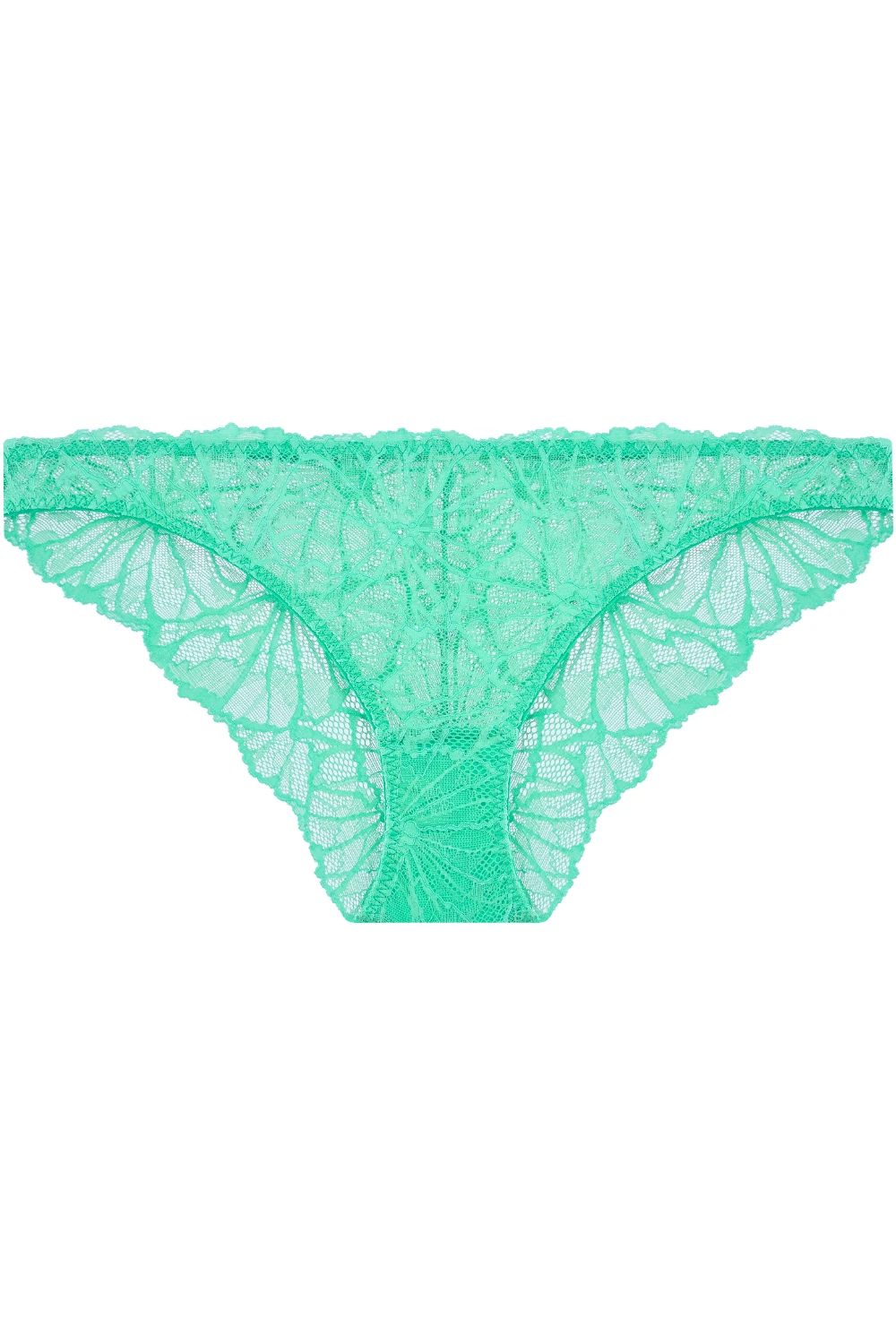 DORA LARSEN Eden Graphic Lace Knicker Green 4 DORA LARSEN Eden Graphic Lace Knicker Green - Image 2