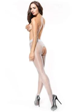 Open Crotch Back Seamed Tights Silver 20 Denier 8 Open Crotch Back Seamed Tights Silver 20 Denier -Fashion Lingerie Store MISS O OPEN CROTCH TIGHTS P211 SILVER BACK 158bd5c7 7c33 4225 af7b e4ba1f9a5c2b