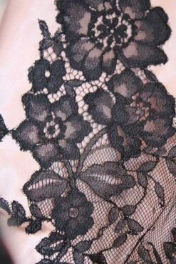 Italian Silk Chemise 8 Italian Silk Chemise -Fashion Lingerie Store Silk Slip with Black Lace