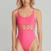 AGENT PROVOCATEUR Ashia Swimsuit Pink, Size 2 (UK 8) 1 AGENT PROVOCATEUR Ashia Swimsuit Pink, Size 2 (UK 8) -Fashion Lingerie Store agent provocateur ashia swimsuit pink 1