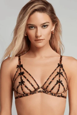 AGENT PROVOCATEUR Blair Plunge Underwired Bra, Size UK 32D