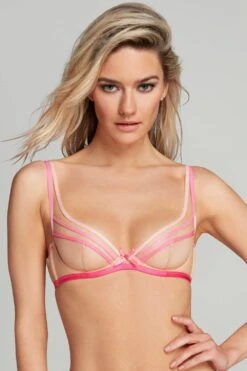 AGENT PROVOCATEUR Candie Plunge Underwired Bra, Size 32D