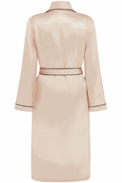 AGENT PROVOCATEUR Classic Silk Dressing Gown 13 AGENT PROVOCATEUR Classic Silk Dressing Gown -Fashion Lingerie Store agent provocateur classic dressing gown 103184 ghost back