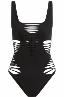 Fashion Lingerie Store -Fashion Lingerie Store agent provocateur dakotta swimsuit black ghost front