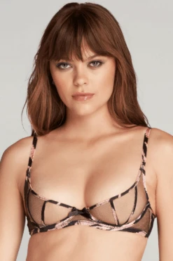 AGENT PROVOCATEUR Ellise Underwired Demi Cup Bra