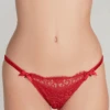 AGENT PROVOCATEUR Kateryna Thong -Fashion Lingerie Store agent provocateur kateryna thong red 1