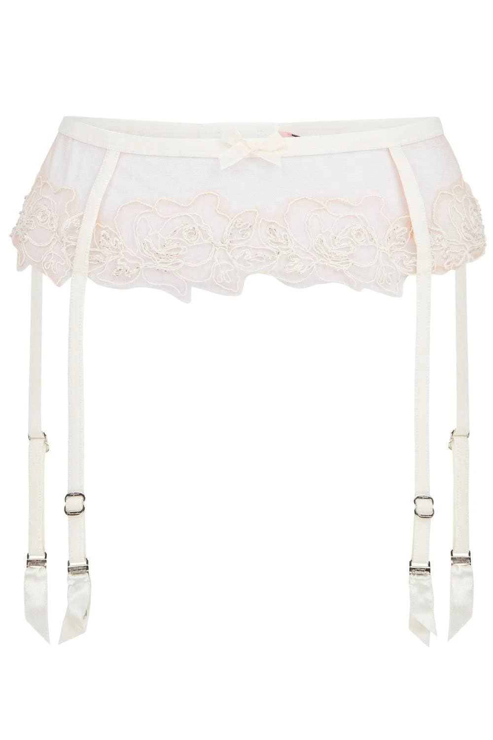 AGENT PROVOCATEUR Lindie Suspender Belt Ivory 4 AGENT PROVOCATEUR Lindie Suspender Belt Ivory - Image 2