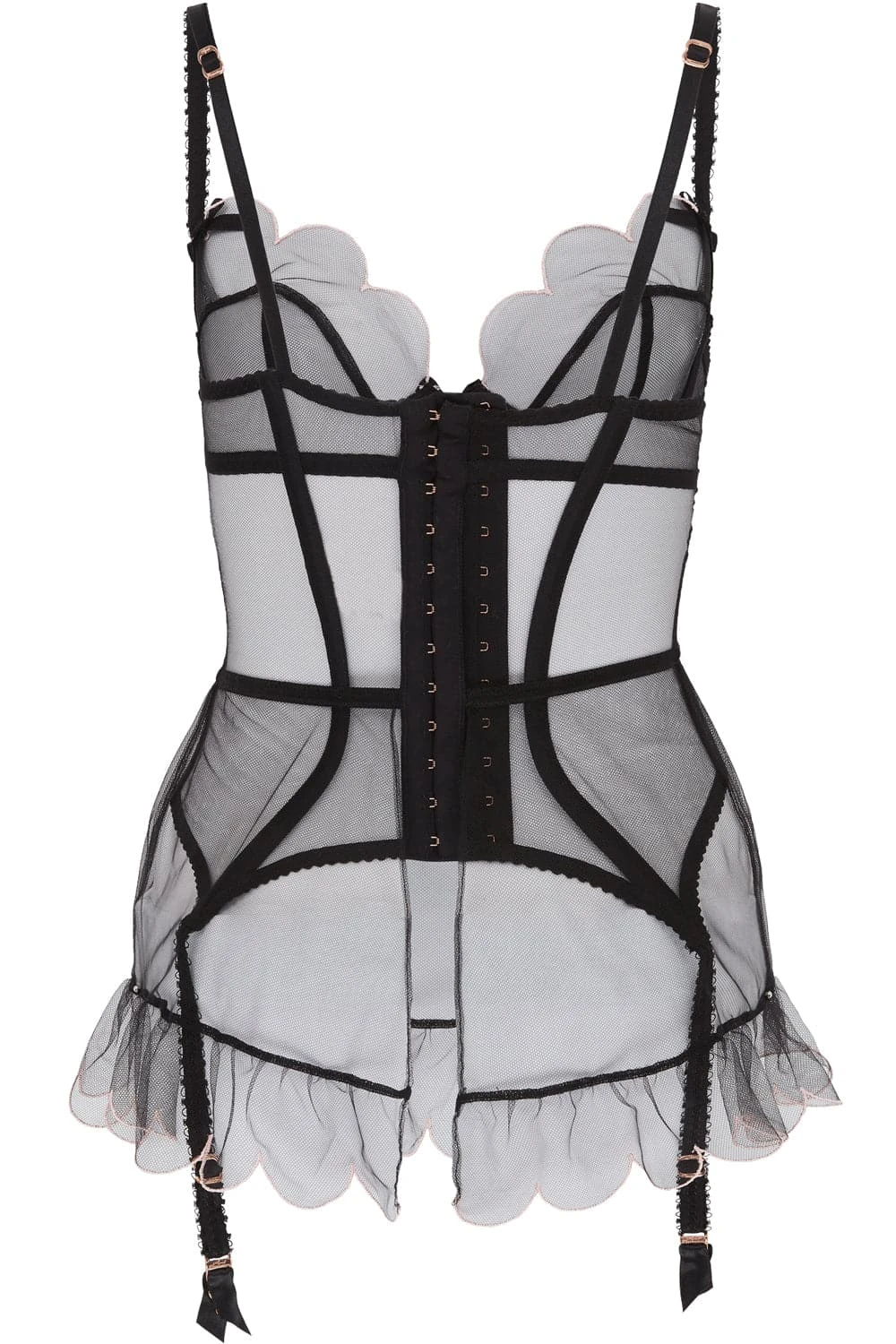 AGENT PROVOCATEUR Lorna Black Basque 6 AGENT PROVOCATEUR Lorna Black Basque - Image 4