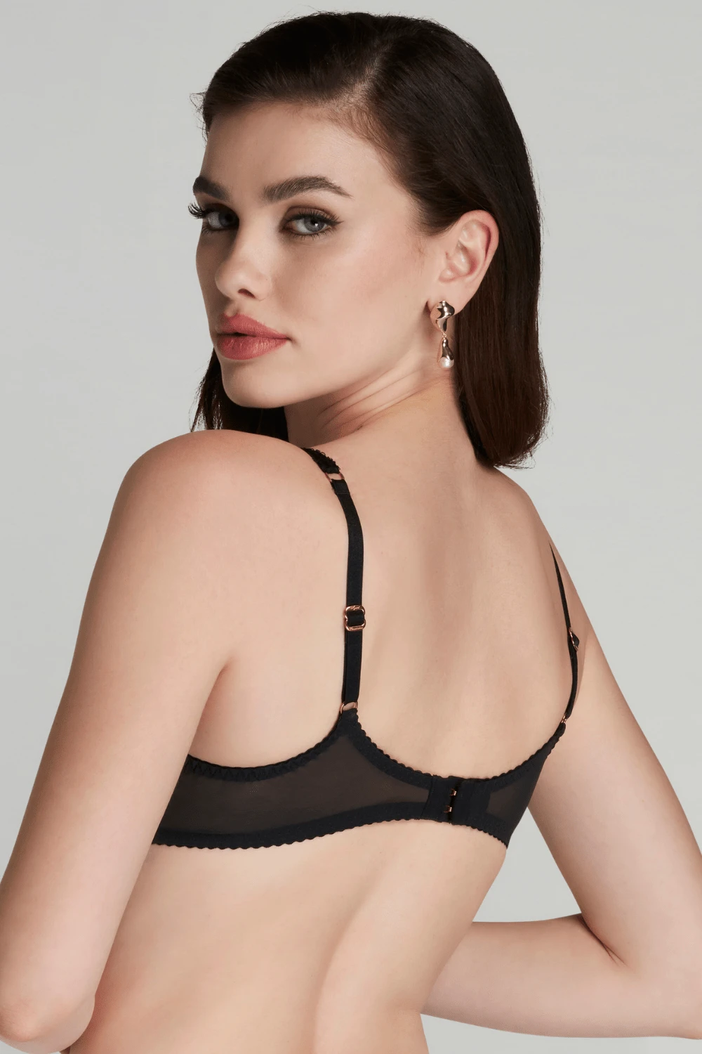 AGENT PROVOCATEUR Lorna Plunge Bra In Black 5 AGENT PROVOCATEUR Lorna Plunge Bra In Black - Image 3