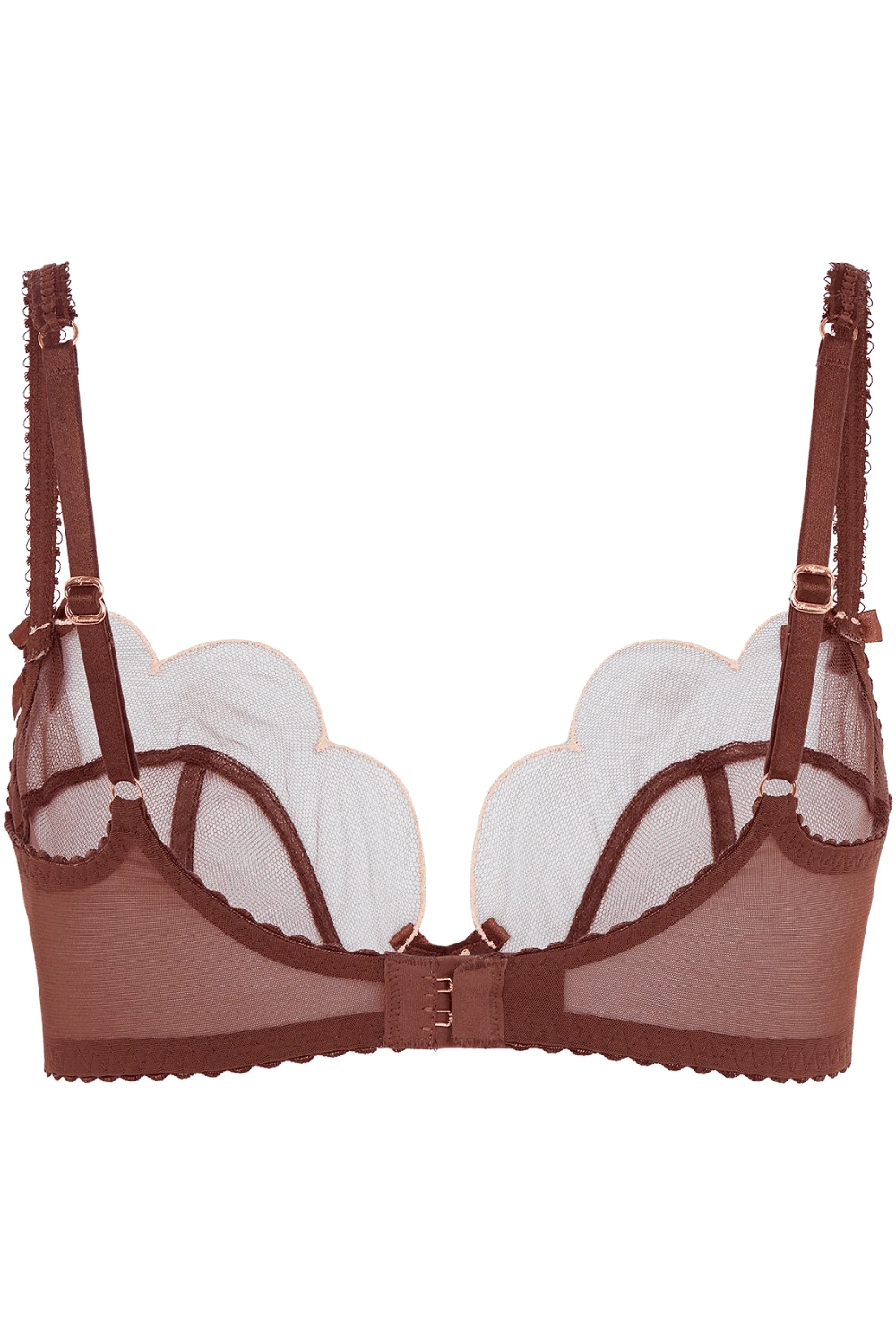 AGENT PROVOCATEUR Lorna Plunge Bra In Chestnut 6 AGENT PROVOCATEUR Lorna Plunge Bra In Chestnut - Image 4