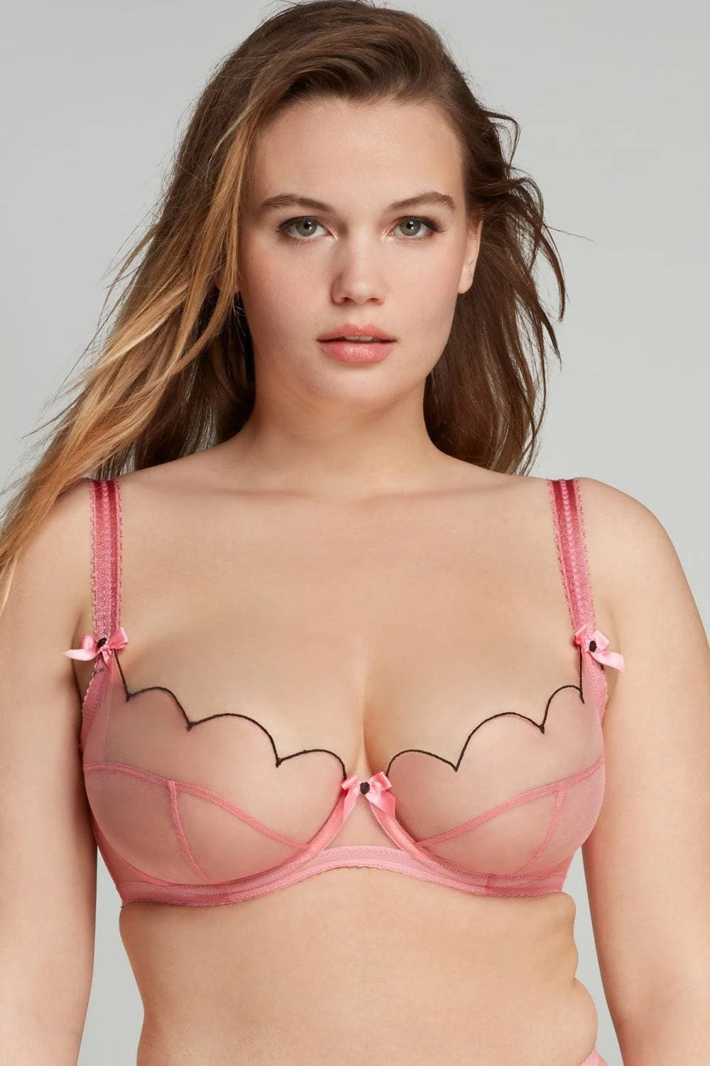 AGENT PROVOCATEUR Lorna Plunge Bra, Size UK 32D 3 AGENT PROVOCATEUR Lorna Plunge Bra, Size UK 32D