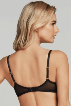AGENT PROVOCATEUR Lorna Lace Plunge Bra Black -Fashion Lingerie Store agent provocateur lorna lace bra apm0281001000 3