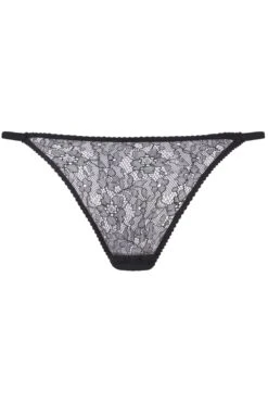 AGENT PROVOCATEUR Lorna Lace Brief Black 11 AGENT PROVOCATEUR Lorna Lace Brief Black -Fashion Lingerie Store agent provocateur lorna lace brief apm0282001000 ghost back