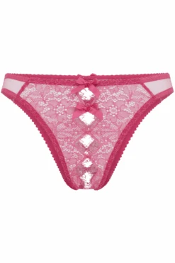 Fashion Lingerie Store -Fashion Lingerie Store agent provocateur lorna lace ouvert fuchsia ghost front