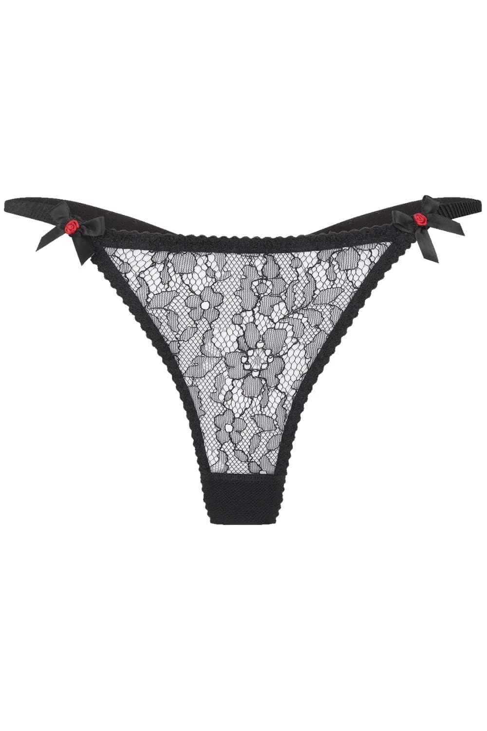 AGENT PROVOCATEUR Lorna Lace Mini Thong Black 4 AGENT PROVOCATEUR Lorna Lace Mini Thong Black - Image 2