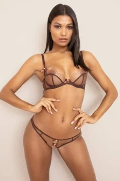 AGENT PROVOCATEUR Lorna Ouvert In Chestnut 12 AGENT PROVOCATEUR Lorna Ouvert In Chestnut -Fashion Lingerie Store agent provocateur lorna ouvert 107262 5