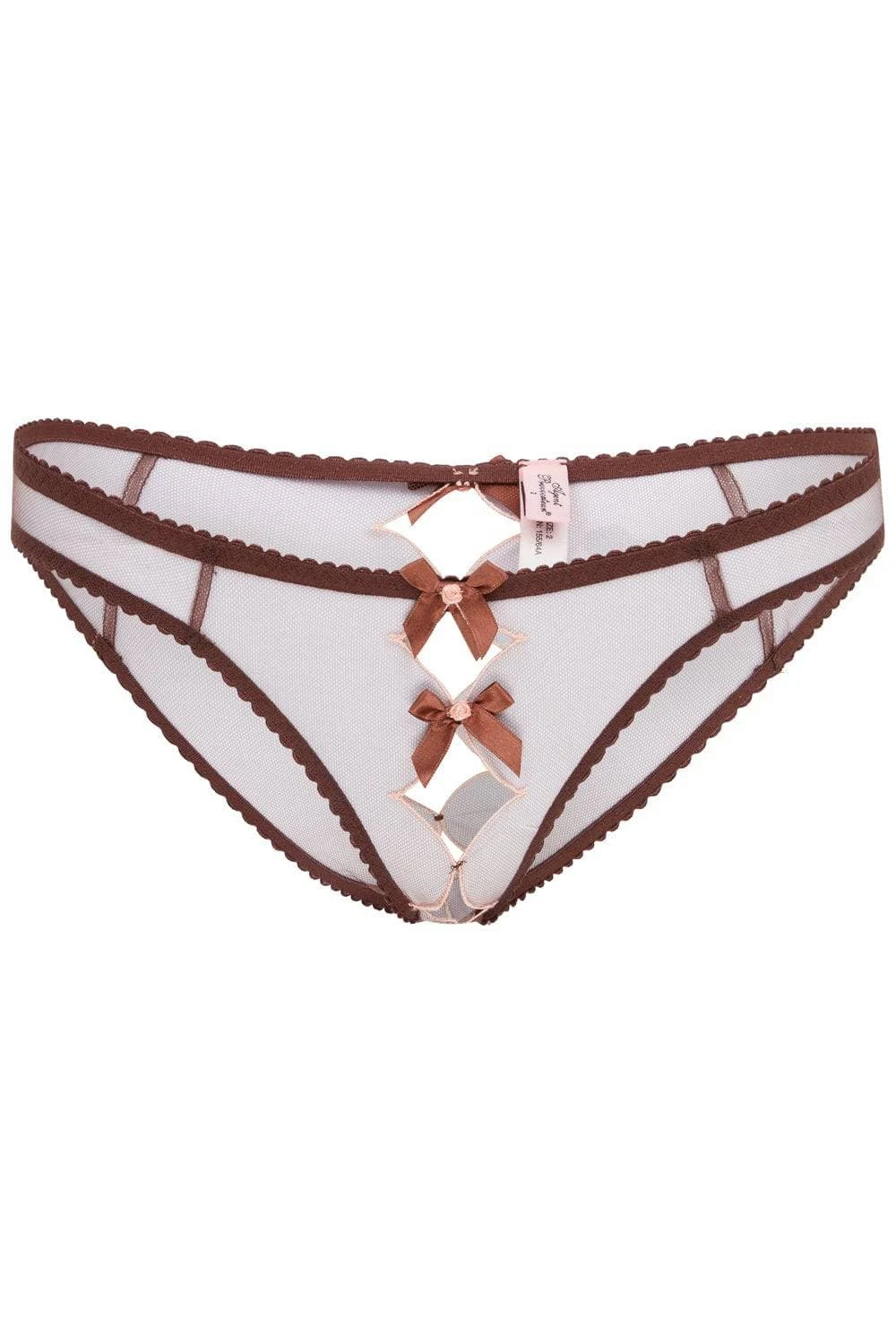 AGENT PROVOCATEUR Lorna Ouvert In Chestnut 3 AGENT PROVOCATEUR Lorna Ouvert In Chestnut - Image 2