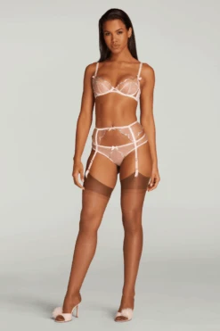 AGENT PROVOCATEUR Lorna Party Plunge Bra Pink, Size 36B 13 AGENT PROVOCATEUR Lorna Party Plunge Bra Pink, Size 36B -Fashion Lingerie Store agent provocateur lorna party bra baby pink rose gold 5