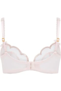 AGENT PROVOCATEUR Lorna Party Plunge Bra Pink, Size 36B 11 AGENT PROVOCATEUR Lorna Party Plunge Bra Pink, Size 36B -Fashion Lingerie Store agent provocateur lorna party bra baby pink rose gold ghost back
