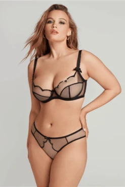 AGENT PROVOCATEUR Lorna Party Plunge Bra Black 17 AGENT PROVOCATEUR Lorna Party Plunge Bra Black -Fashion Lingerie Store agent provocateur lorna party underwired bra black 7