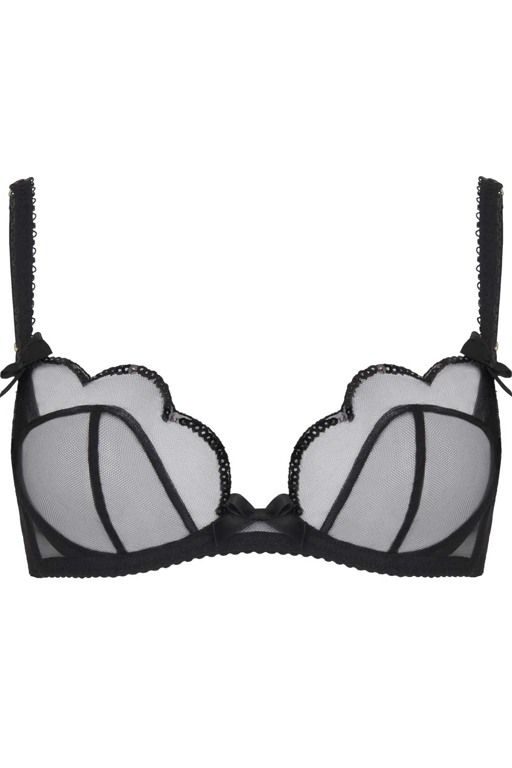 AGENT PROVOCATEUR Lorna Party Plunge Bra Black 4 AGENT PROVOCATEUR Lorna Party Plunge Bra Black - Image 2