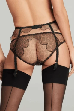 AGENT PROVOCATEUR Lorna Leopard Suspender -Fashion Lingerie Store agent provocateur lorna suspender leopard 3