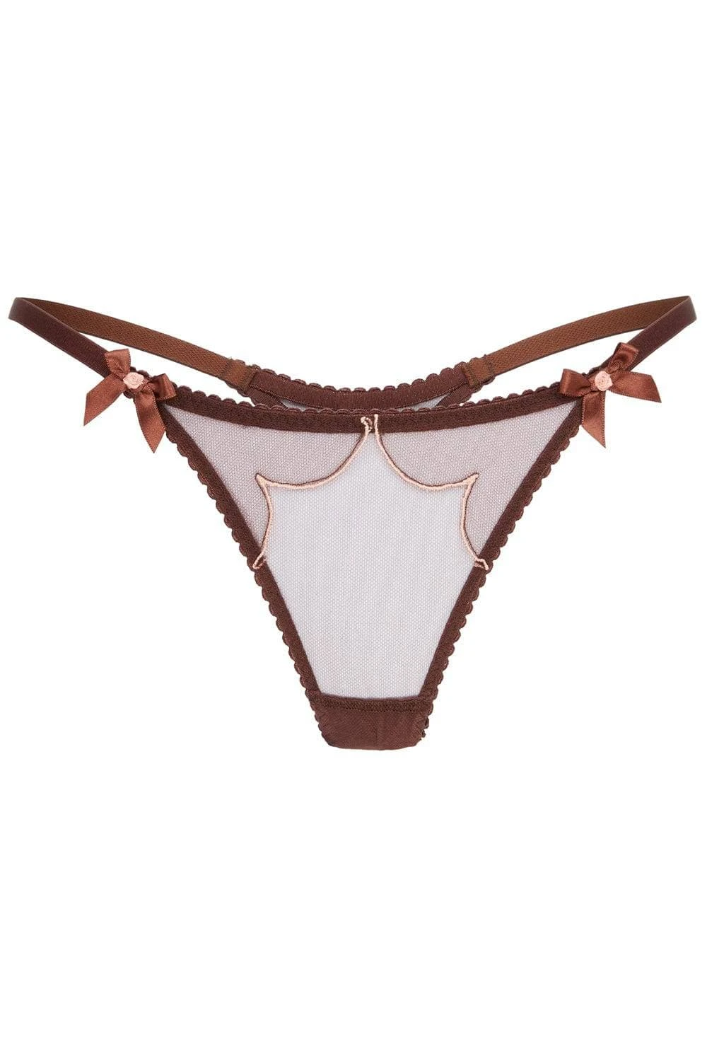 AGENT PROVOCATEUR Lorna Thong In Chestnut 4 AGENT PROVOCATEUR Lorna Thong In Chestnut - Image 2