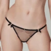 AGENT PROVOCATEUR Lorna Thong In Black 1 AGENT PROVOCATEUR Lorna Thong In Black -Fashion Lingerie Store agent provocateur lorna thong black pink 2023 1