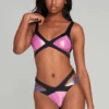 AGENT PROVOCATEUR Mazzy Bikini Bottom, Size 5 (UK 14)