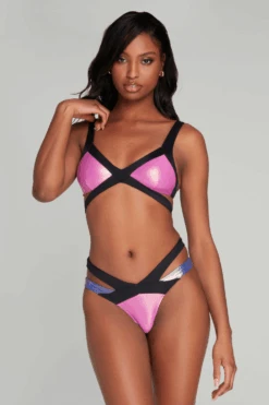AGENT PROVOCATEUR Mazzy Bikini Bottom, Size 5 (UK 14)