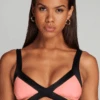 AGENT PROVOCATEUR Mazzy Bikini Top, Size 2 (UK 8) 2 AGENT PROVOCATEUR Mazzy Bikini Top, Size 2 (UK 8) -Fashion Lingerie Store agent provocateur mazzy bikini top black coral lilac 1