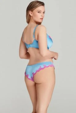 AGENT PROVOCATEUR Molly Plunge Bra, Size UK 36E 15 AGENT PROVOCATEUR Molly Plunge Bra, Size UK 36E -Fashion Lingerie Store agent provocateur molly plunge bra blue pink 03
