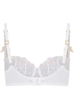 AGENT PROVOCATEUR Petunia Balconette Underwired Bra, Size 32B 11 AGENT PROVOCATEUR Petunia Balconette Underwired Bra, Size 32B -Fashion Lingerie Store agent provocateur petunia bra white blush baby pink 2