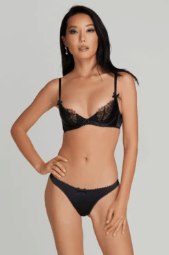 AGENT PROVOCATEUR Ryan Balconette Bra 11 AGENT PROVOCATEUR Ryan Balconette Bra -Fashion Lingerie Store agent provocateur ryan balconette underwired bra black 2