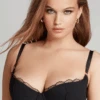 AGENT PROVOCATEUR Sara Balconette Bra 2 AGENT PROVOCATEUR Sara Balconette Bra -Fashion Lingerie Store agent provocateur sara bra black 4