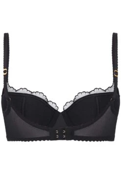 AGENT PROVOCATEUR Sara Balconette Bra 13 AGENT PROVOCATEUR Sara Balconette Bra -Fashion Lingerie Store agent provocateur sara bra black ghost back