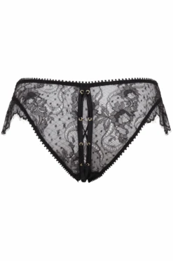 AGENT PROVOCATEUR Vallentina Ouvert, Size 2 (UK 8) 11 AGENT PROVOCATEUR Vallentina Ouvert, Size 2 (UK 8) -Fashion Lingerie Store agent provocateur vallentina ouvert black ghost back