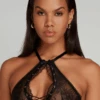 AGENT PROVOCATEUR Vallentina High Neck Bra 2 AGENT PROVOCATEUR Vallentina High Neck Bra -Fashion Lingerie Store agent provocateur vallentina underwired bra black 1