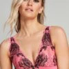 AGENT PROVOCATEUR Yara Soft Cup High Apex Bra, Size UK 12 2 AGENT PROVOCATEUR Yara Soft Cup High Apex Bra, Size UK 12 -Fashion Lingerie Store agent provocateur yara soft cup bra pink black 1