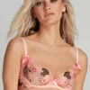 AGENT PROVOCATEUR Zuri Plunge Bra 1 AGENT PROVOCATEUR Zuri Plunge Bra -Fashion Lingerie Store agent provocateur zuri bra pink red sand 3