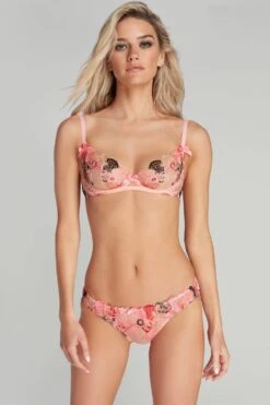 AGENT PROVOCATEUR Zuri Plunge Bra 14 AGENT PROVOCATEUR Zuri Plunge Bra -Fashion Lingerie Store agent provocateur zuri bra pink red sand 4