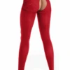 Black Diamond Open Crotch Tights Red 60/30 Denier