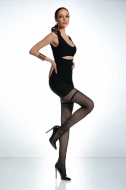 Joli Crotchless Tights 30 Denier 8 Joli Crotchless Tights 30 Denier -Fashion Lingerie Store amour joli crotchless tights 30 denier black 1