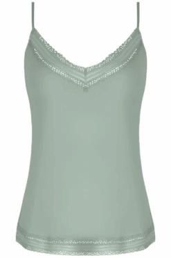 Simply Graphic Camisole In Green 8 Simply Graphic Camisole In Green -Fashion Lingerie Store antigel simply graphic green camisole ghost front