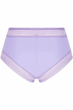 Simply Graphic Mini Shorts In Lilac -Fashion Lingerie Store antigel simply graphic lilac mini shorts ghost back
