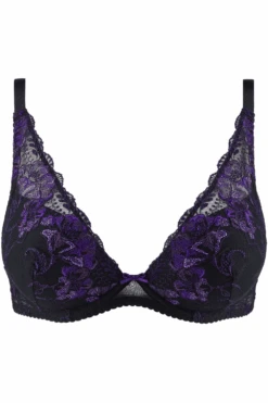 Aubade A Fleur De Toi Plunge Bra 10 Aubade A Fleur De Toi Plunge Bra -Fashion Lingerie Store aubade a fleur de toi plunge bra dark orchid ghost