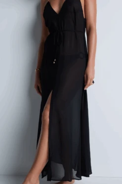 Aubade Beach Walk Maxi Dress, Size M (UK 12) 13 Aubade Beach Walk Maxi Dress, Size M (UK 12) -Fashion Lingerie Store aubade beach walk maxi dress black 5