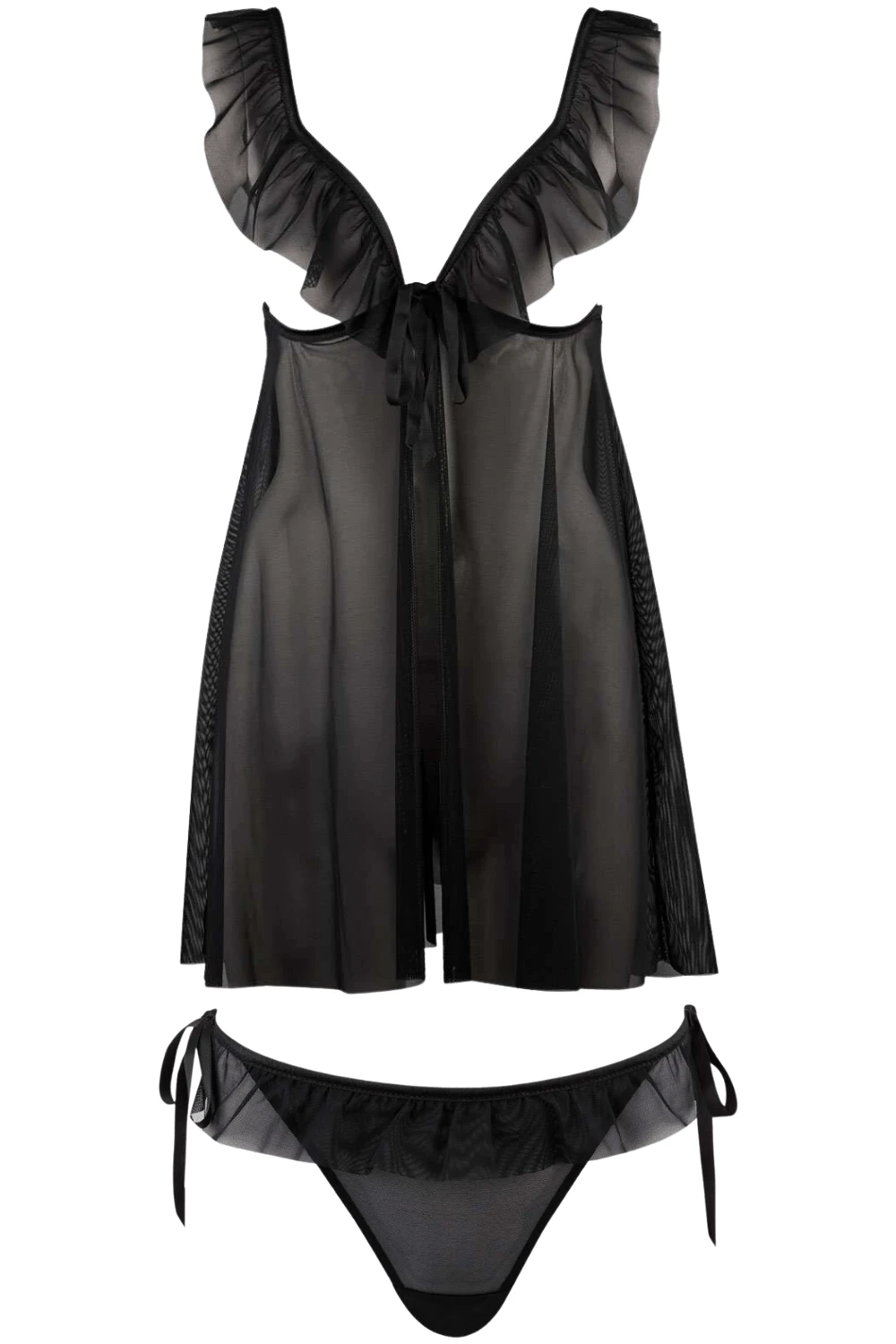 Aubade Boîte à Désir Untie Me Babydoll & Thong 4 Aubade Boîte à Désir Untie Me Babydoll & Thong - Image 2