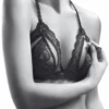 Aubade Boîte à Désir Openable Lace Triangle Bra 2 Aubade Boîte à Désir Openable Lace Triangle Bra -Fashion Lingerie Store aubade boites a desir open up triangle bra black 1