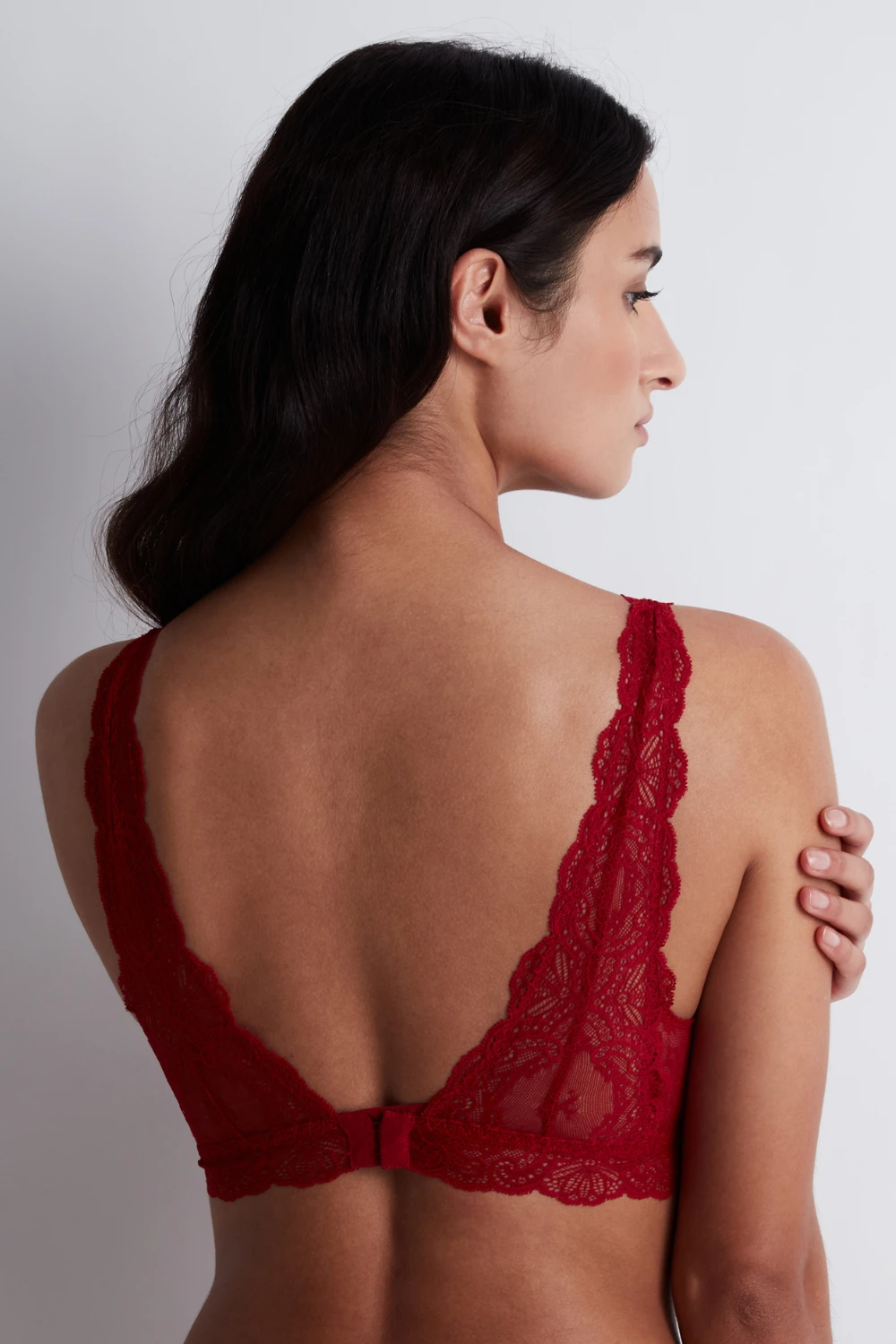 Aubade Danse Des Sens Red Lace Bralette 5 Aubade Danse Des Sens Red Lace Bralette - Image 3
